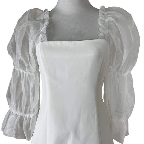 Tia Dress in Ivory Amanda Uprichard Size Small NWOT - Picture 6 of 10